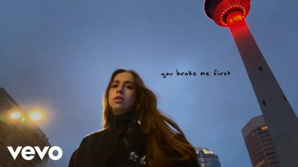 Lirik Lagu You Broke Me First Milik Tate McRae Mengajarkan kita Untuk Selalu Menjaga Hubungan (Sumber : YOUTUBE)
