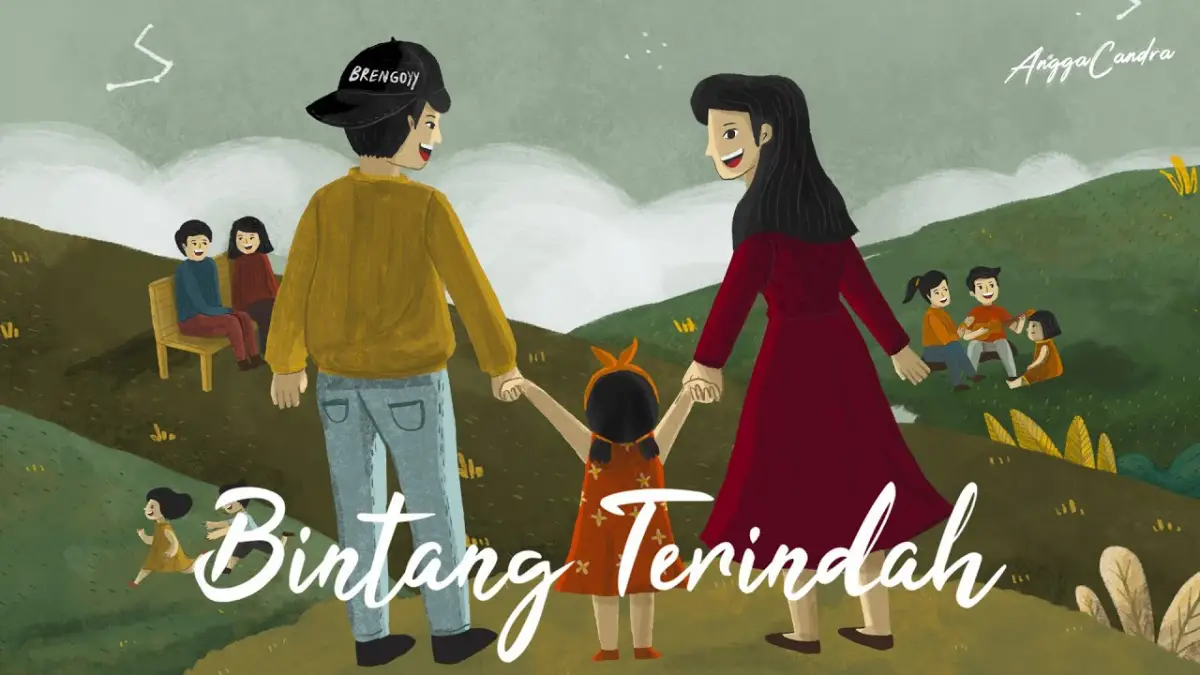 Lirik Lagu Bintang Terindah Angga Candra, Untuk Memperingati Kelahiran Sang Putri Pertama (Sumber : Youtube.com)