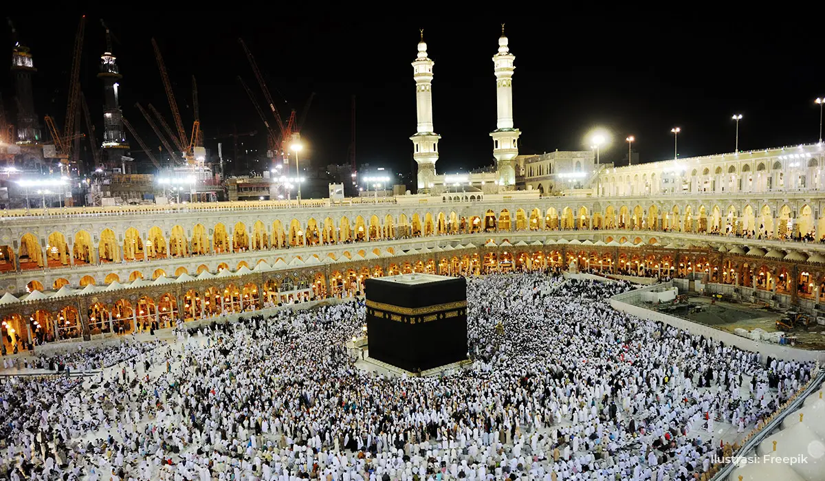 Ilustrasi Kabah Masjidil Haram