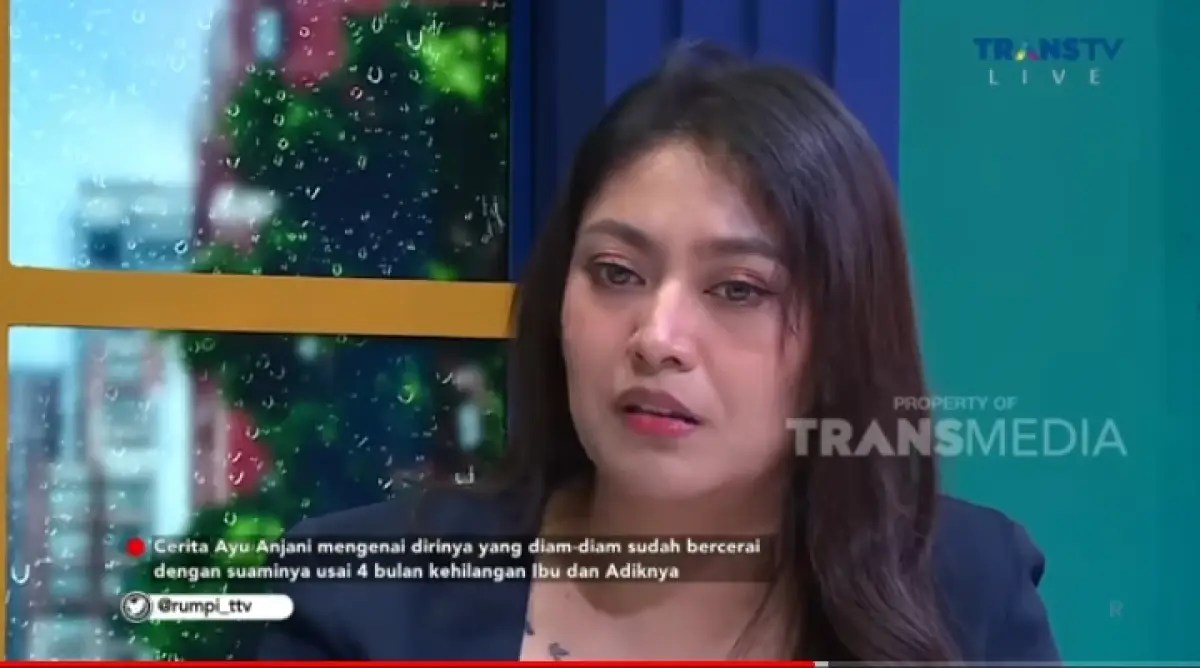 Ayu anjani cerai (Youtube.com/Trans Tv Official))