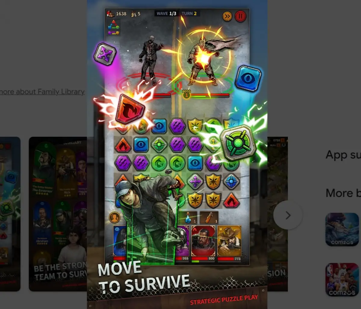 The Walking Dead Match 3 Tales