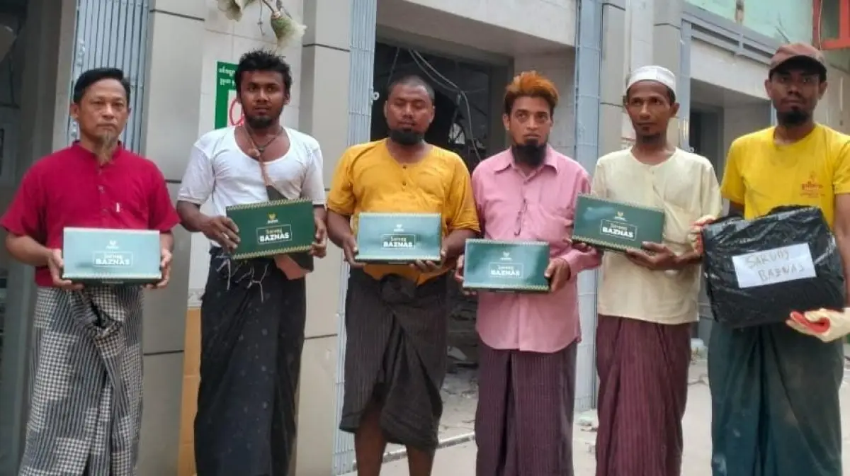 BAZNAS RI distribusikan bantuan untuk korban gempa di Myanmar. (Sumber: BAZNAS RI)