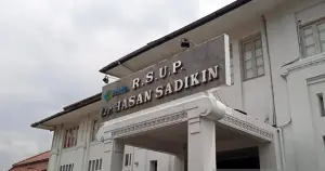 Rumah Sakit Hasan Sadikin (RSHS) Bandung, Jawa Barat. (Sumber: Antara)