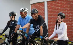 Gowes Ceria di Batam, Kepala BP dan Polda Kepri Kompak Bangun Kolaborasi dan Gaya Hidup Sehat (Sumber : Dok. BP Batam)