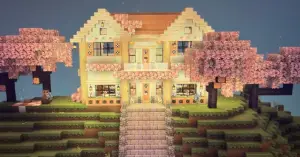 6 Ide Kreatif Bangun Dunia Impianmu di Minecraft yang Wajib Kamu Coba! (Sumber : pinterest/CottagecoreByLucy)