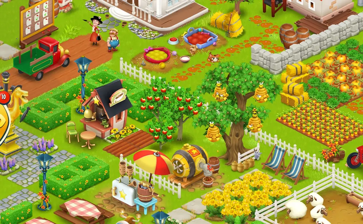 Ilustrasi gim simulasi berkebun (Sumber : Playstore/Hay Day)