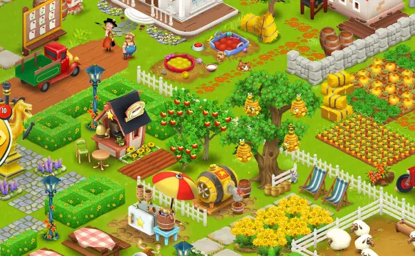 Ilustrasi gim simulasi berkebun (Sumber : Playstore/Hay Day)