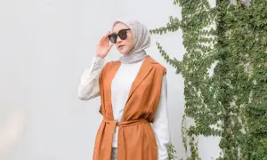 Gaya Outfit Melody (Sumber : Instagram/melodyprima)