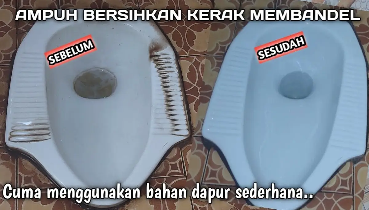Cara Membersihkan Kloset Berkerak dengan Bahan Sederhana (Sumber : YouTube/Nurussiyamah)