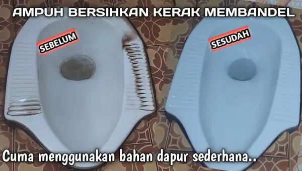 Cara Membersihkan Kloset Berkerak dengan Bahan Sederhana. Gampang Banget, Langsung Kinclong