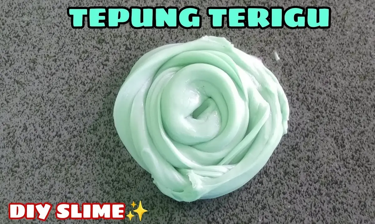 Cara Mudah Membuat Slime dari Tepung Terigu (Sumber : YouTube/bernama Slime)