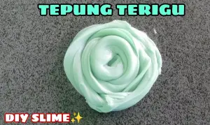 Cara Mudah Membuat Slime dari Tepung Terigu (Sumber : YouTube/bernama Slime)