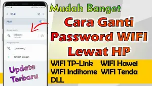 Cara Mudah Ganti Password WiFi Lewat HP (Sumber : YouTube/MD Tresno)