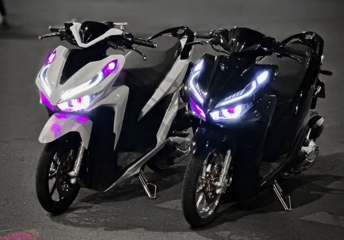 ilustrasi Konsep Modifikasi Minimalis Vario 125 2017: Simpel Tapi Berkelas (Sumber : pinterest / ryu)