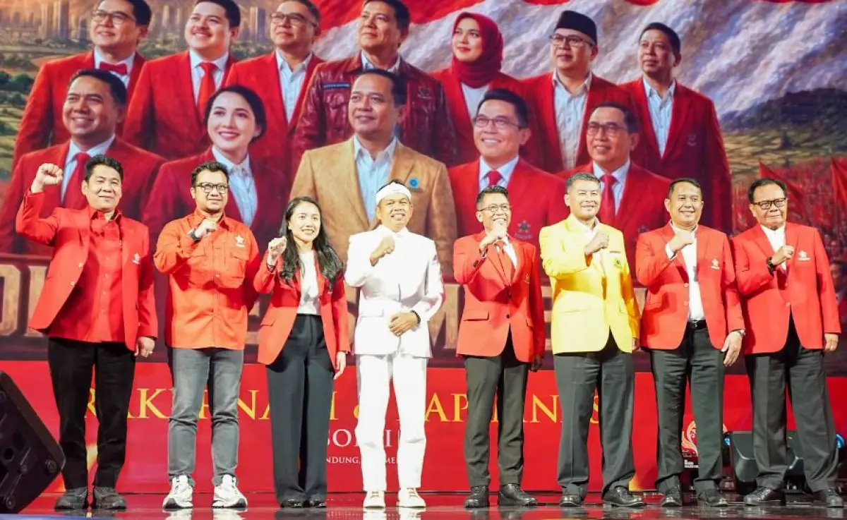 Pembukaan Rapimnas dan Rakernas DEPINAS SOKSI di Bandung, Jumat (15/5/2026) (Sumber : Istimewa)