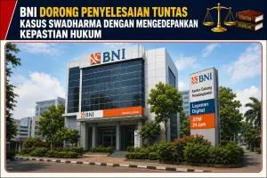 BNI Kedepankan Itikad Baik Selesaikan Kasus Swadharma Sesuai Putusan Pengadilan (Sumber : dok.Istimewa)
